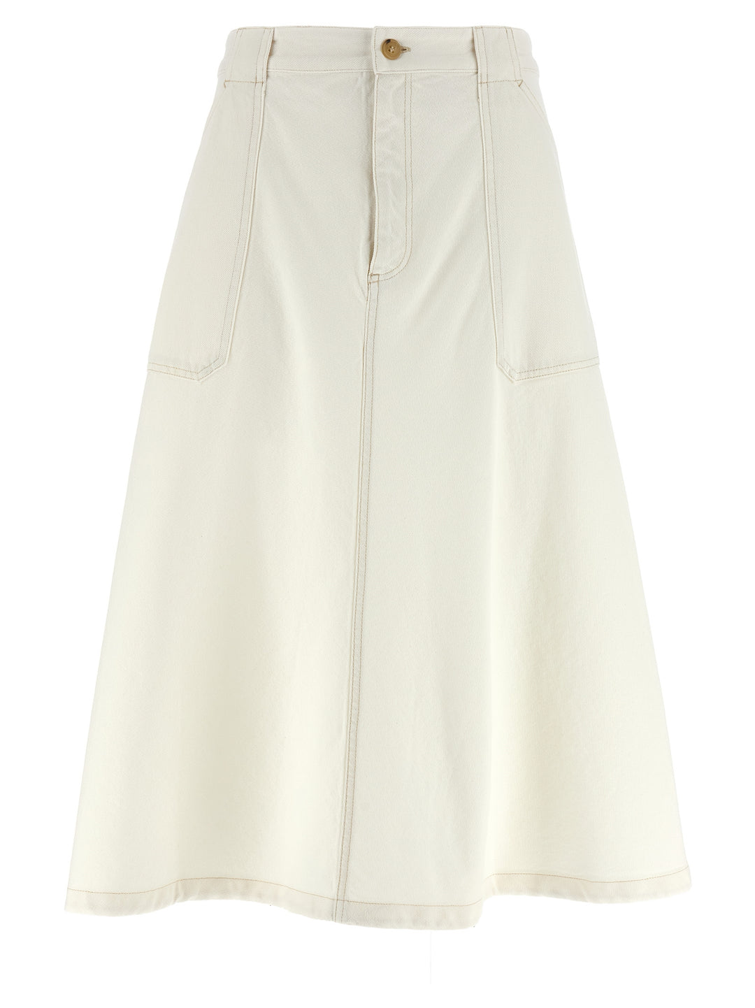 A.P.C. Laurie Skirts - White | adf57aa66c4f0af46ff7ae821ebecb28e9b7a834