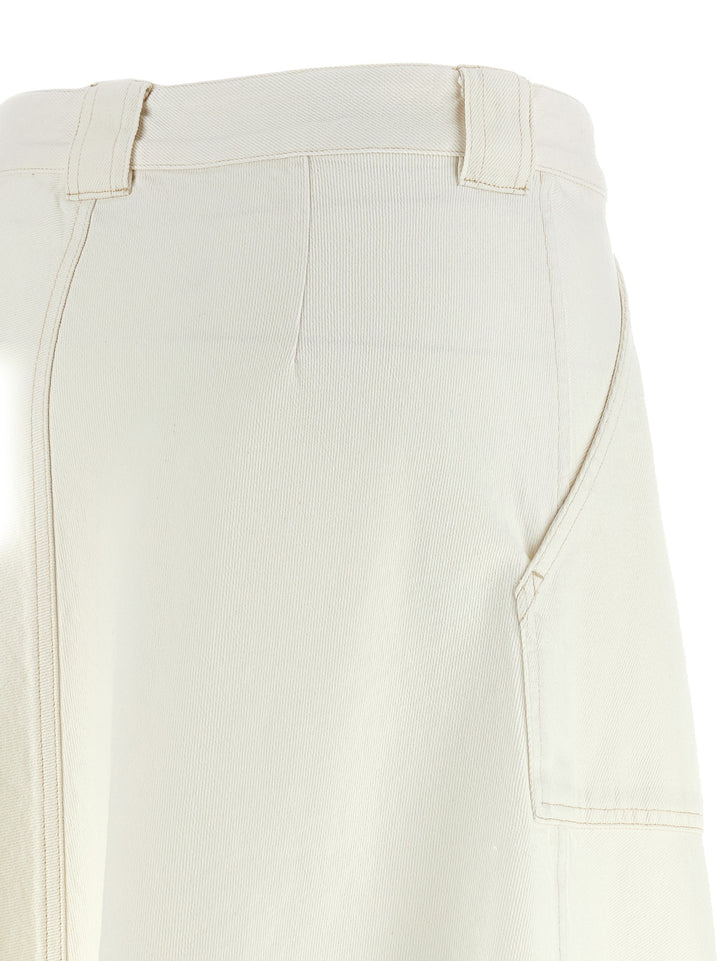 A.P.C. Laurie Skirts - White | 39136cf0c23e083b709e2b57f14b9b40d2245d5f