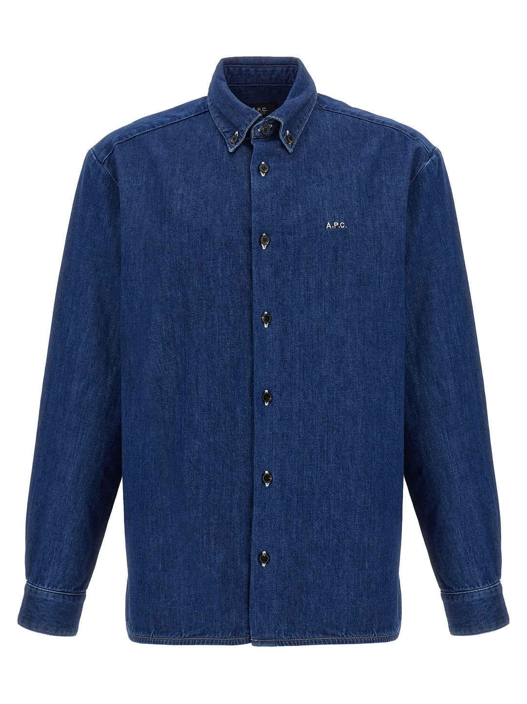 A.P.C. Mathias Shirt and Blouse - Blue | baaab0e642918a2a024d377ae09af8bc2d1ffe23