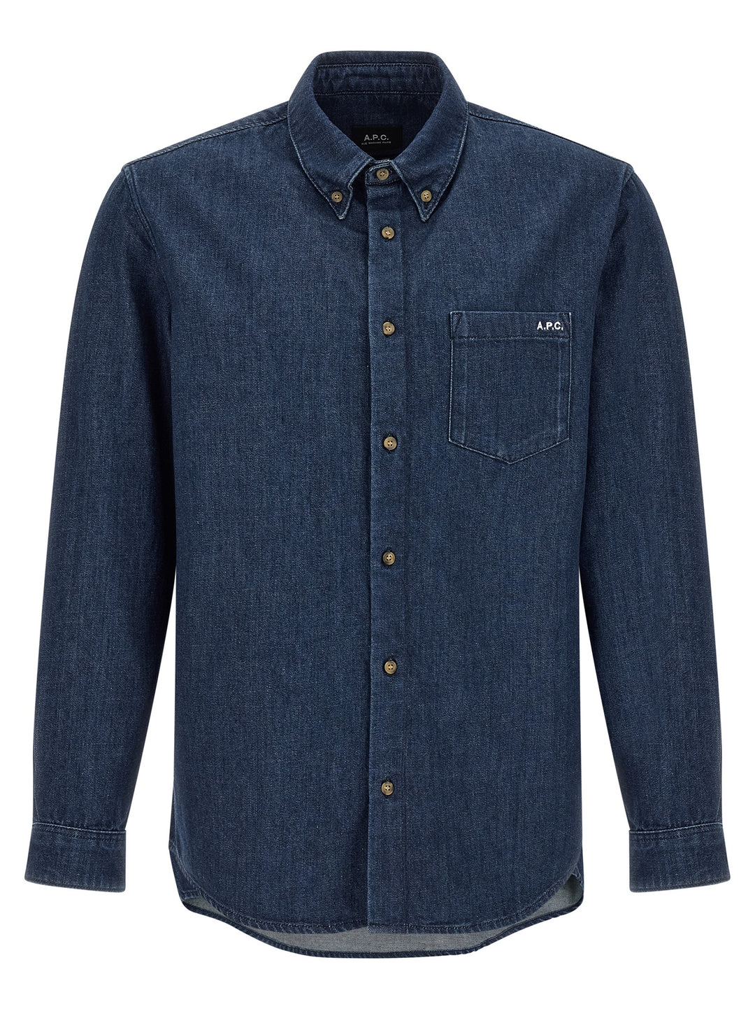 A.P.C. New Greg Shirt and Blouse - Blue | 93570c5445ffb05b52468fd2d96680824619ad7c