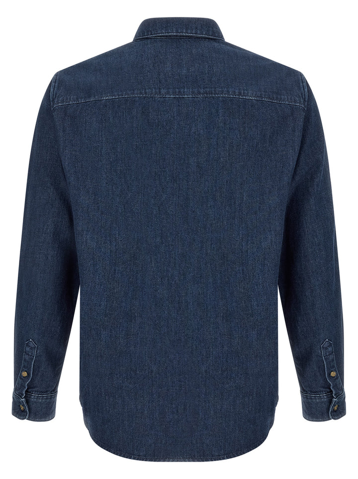 A.P.C. New Greg Shirt and Blouse - Blue | 29524beb93c654b3218d71e1b8a10e9055384750