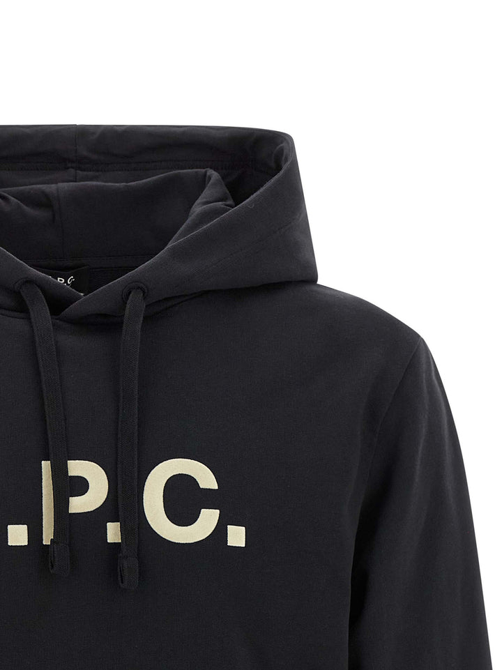 A.P.C. Grand Vpc Sweatshirt - Black | b4b6be860e152d6b4510142b85178d4a9ae54a0c
