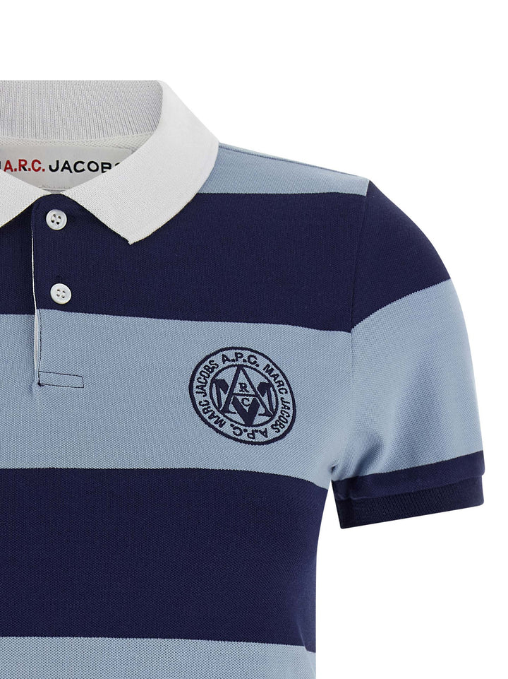 A.P.C. A.P.C. X Marc Jacobs Polo - Blue | f433308c406b97bce9293b1adc86bb011d548db2