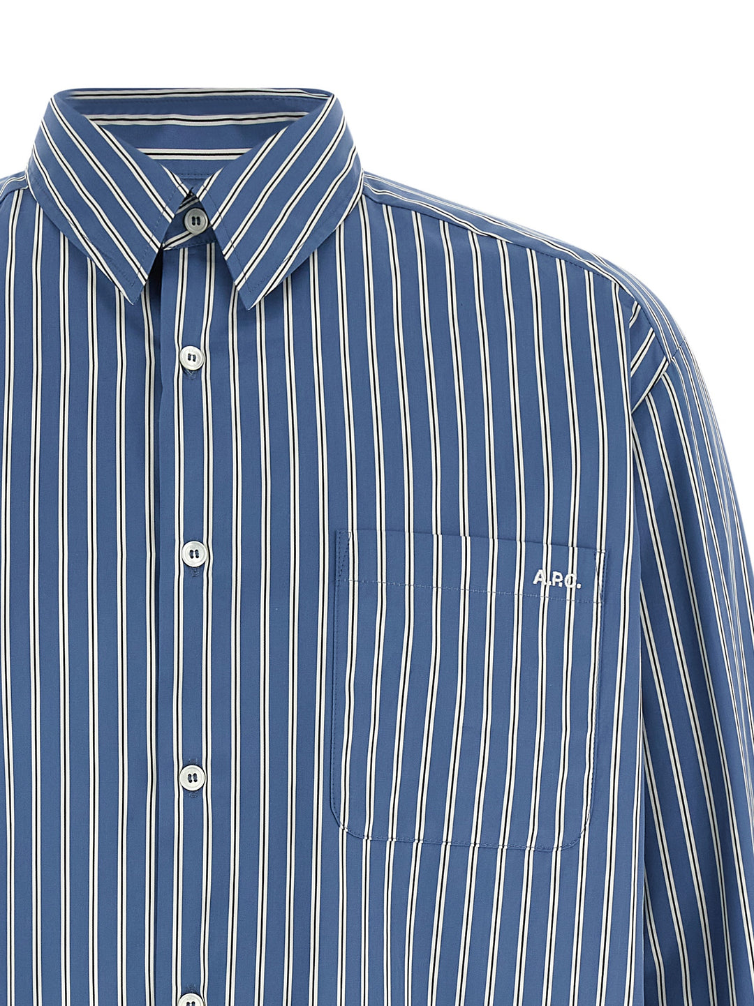 A.P.C. Malo Shirt and Blouse - Blue | 977919642cdeab84ac5fb95a4cf3e069620a5d91