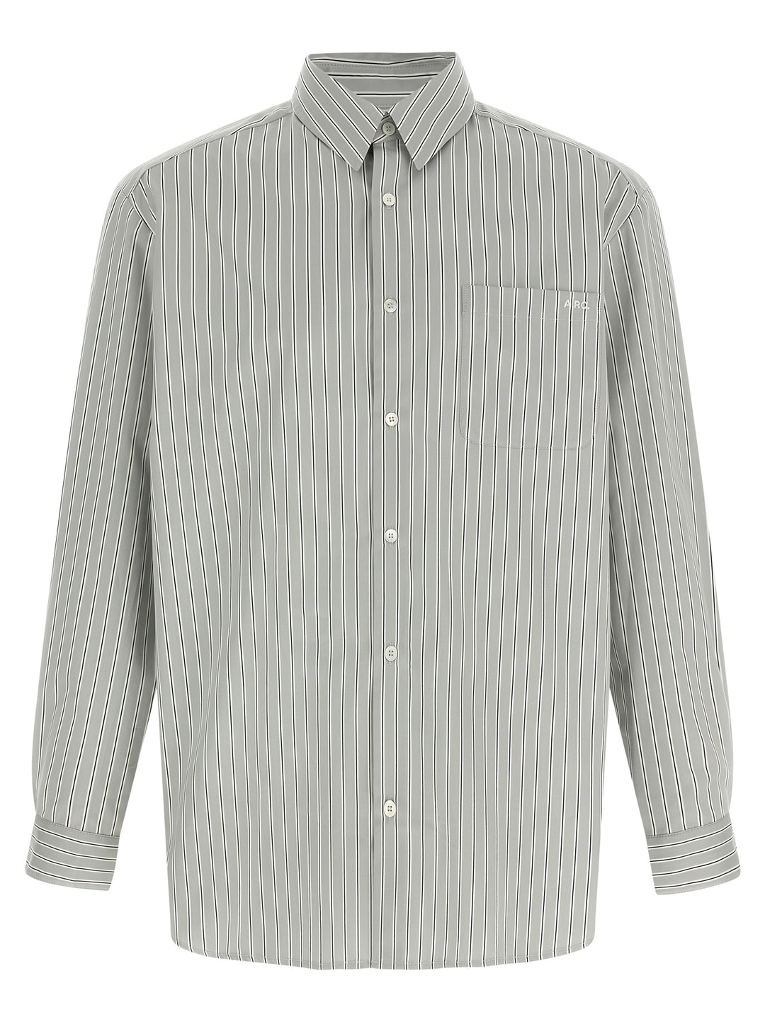 A.P.C. Malo Shirt and Blouse - Gray | e5f0cad6001a3ae5ae57d360080e7369f99c6302