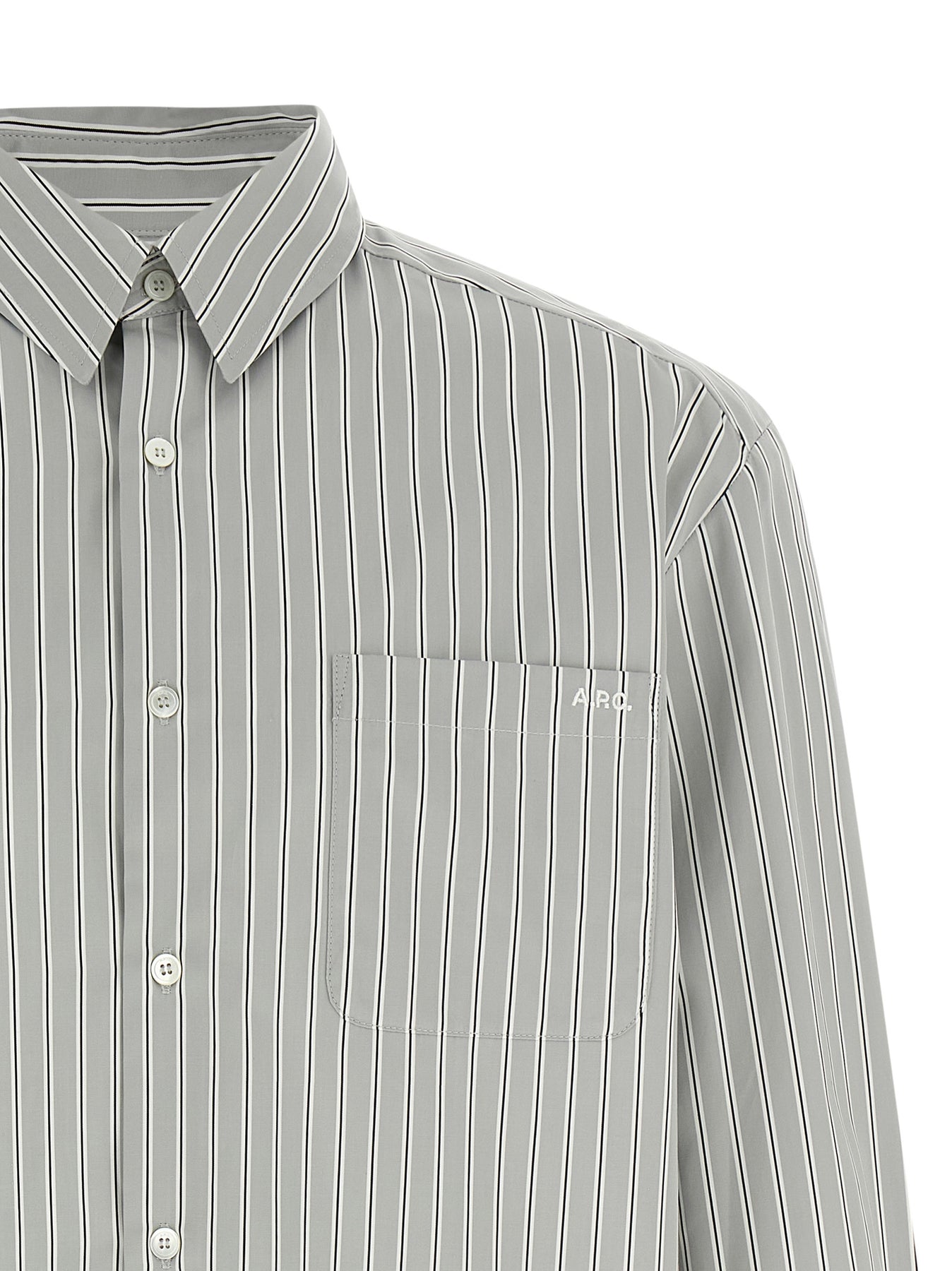 A.P.C. Malo Shirt and Blouse - Gray | 5d8abbb889c35154a724db3418916fcf2dbd8ecb