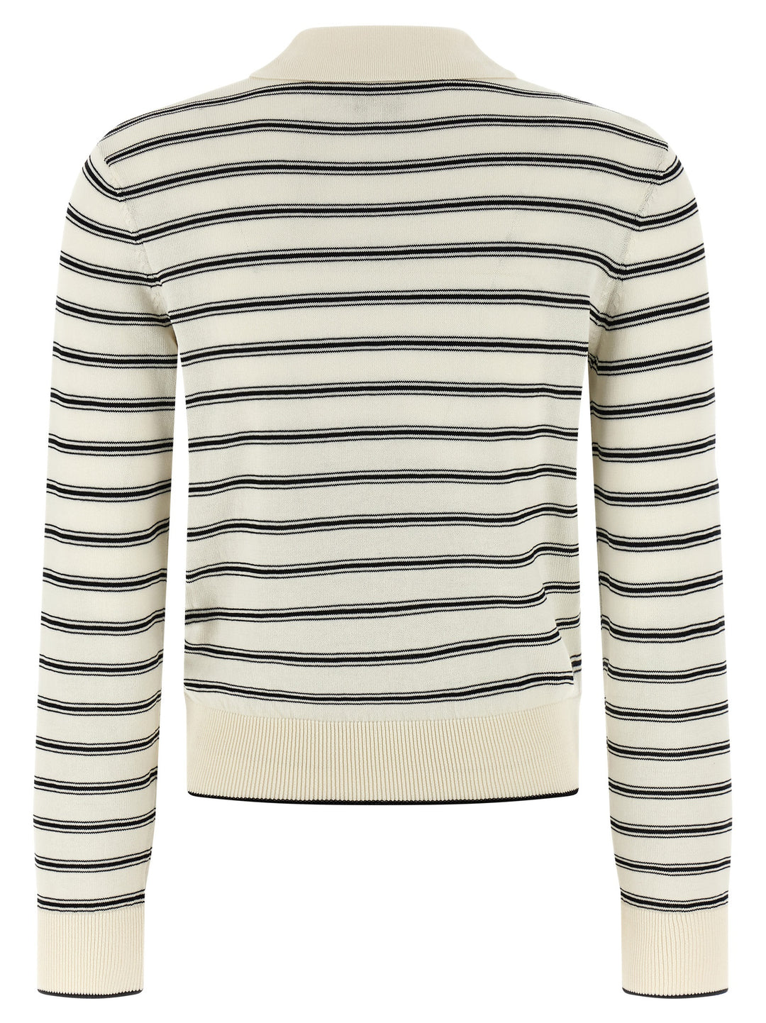 A.P.C. Striped Cardigan Sweaters and Cardigans - White/Black | 278c85080a0058601933bd6d36373d408d892e7f