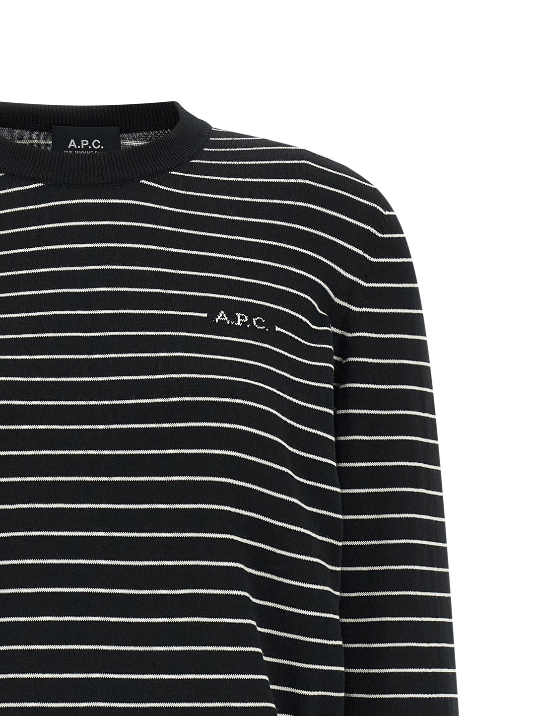 A.P.C. Sima Sweaters and Cardigans - White/Black | d1302d34ccb3378be56698cfb045fab6d093efe2
