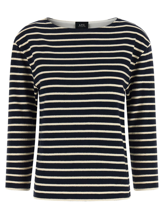 Striped Sweater Sweaters And Cardigans Blue