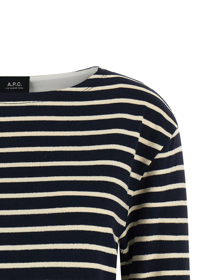 A.P.C. Striped Sweater Sweaters and Cardigans - Blue | 8ebd74aba5841ae9ba97fe7df0dd14e942494f83