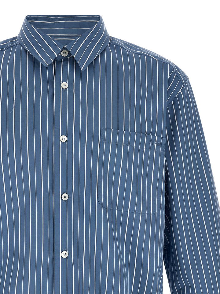 A.P.C. Malo Shirt and Blouse - Blue | 818636b87a44f5079ee821ab68d984d819c627e6