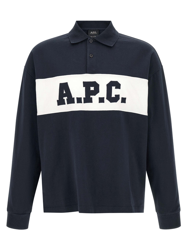 A.P.C. Alexis Polo - Blue | b7aa28d3d39f73987f68d6e5fe6fb15ce85574f8