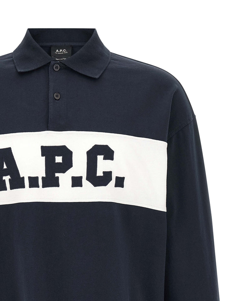 A.P.C. Alexis Polo - Blue | 73dfa10e138b8663a2c4d2b475d574fd2819361c