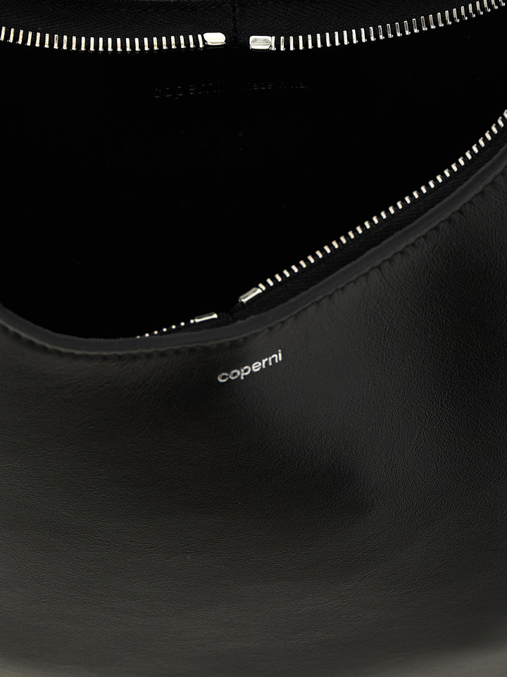 Coperni Soft Swipe Shoulder Bags - Black | 1c70c3d74783d637c8d57700cc13a1f0248fe000