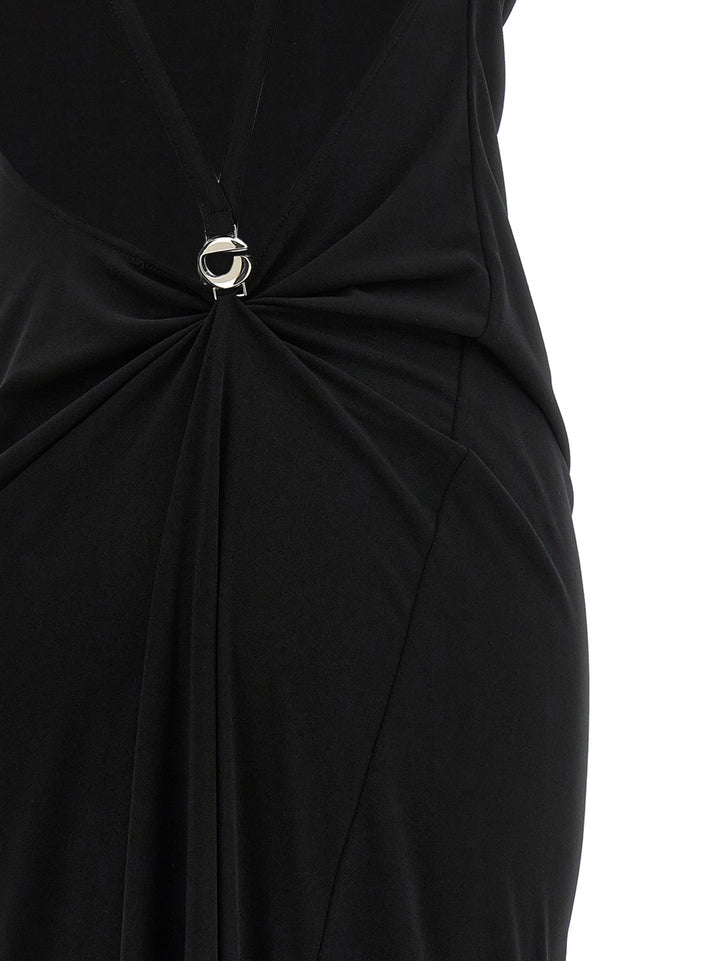 Coperni Metallic Logo Dress Dresses - Black | 68561970f7616ad9d36e0844d4038a2e79d576d5