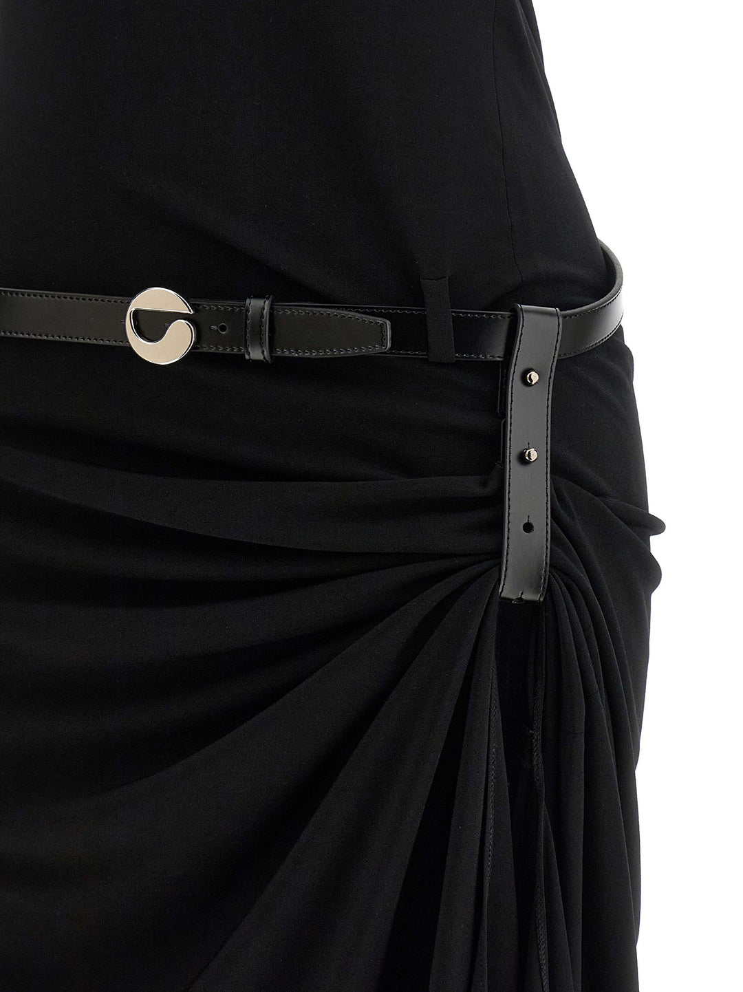 Coperni Suspended Halterneck Dresses - Black | 306f10fa4ecce6e077fc3cce5006cbabb4fca70e