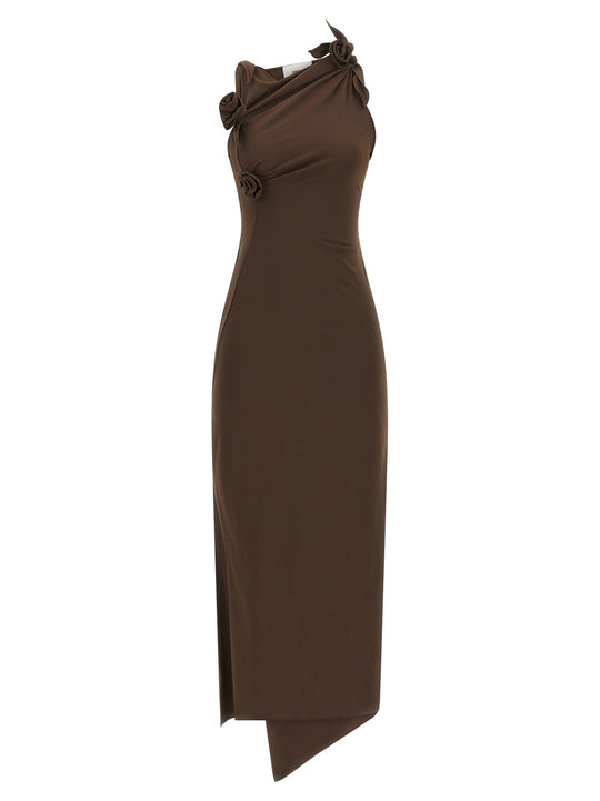 Flower Dress Dresses Brown