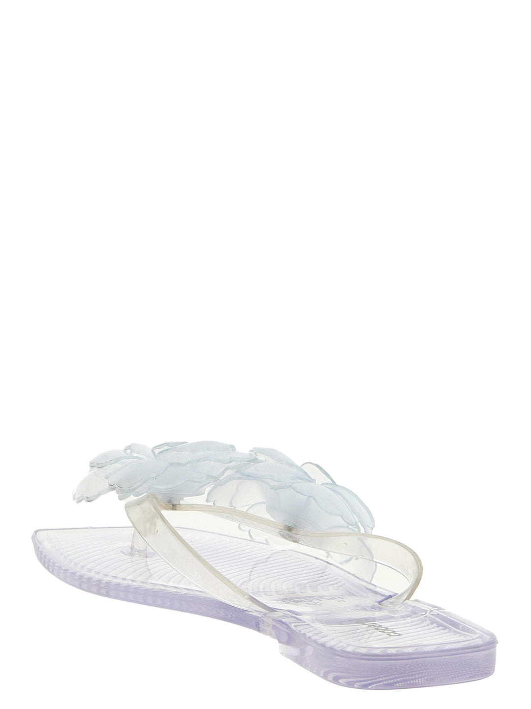 Coperni Silicone Flower Flat Sandals - Transparent | 927bdb08132dd00aa7b7e0af9ab351510a1fe365