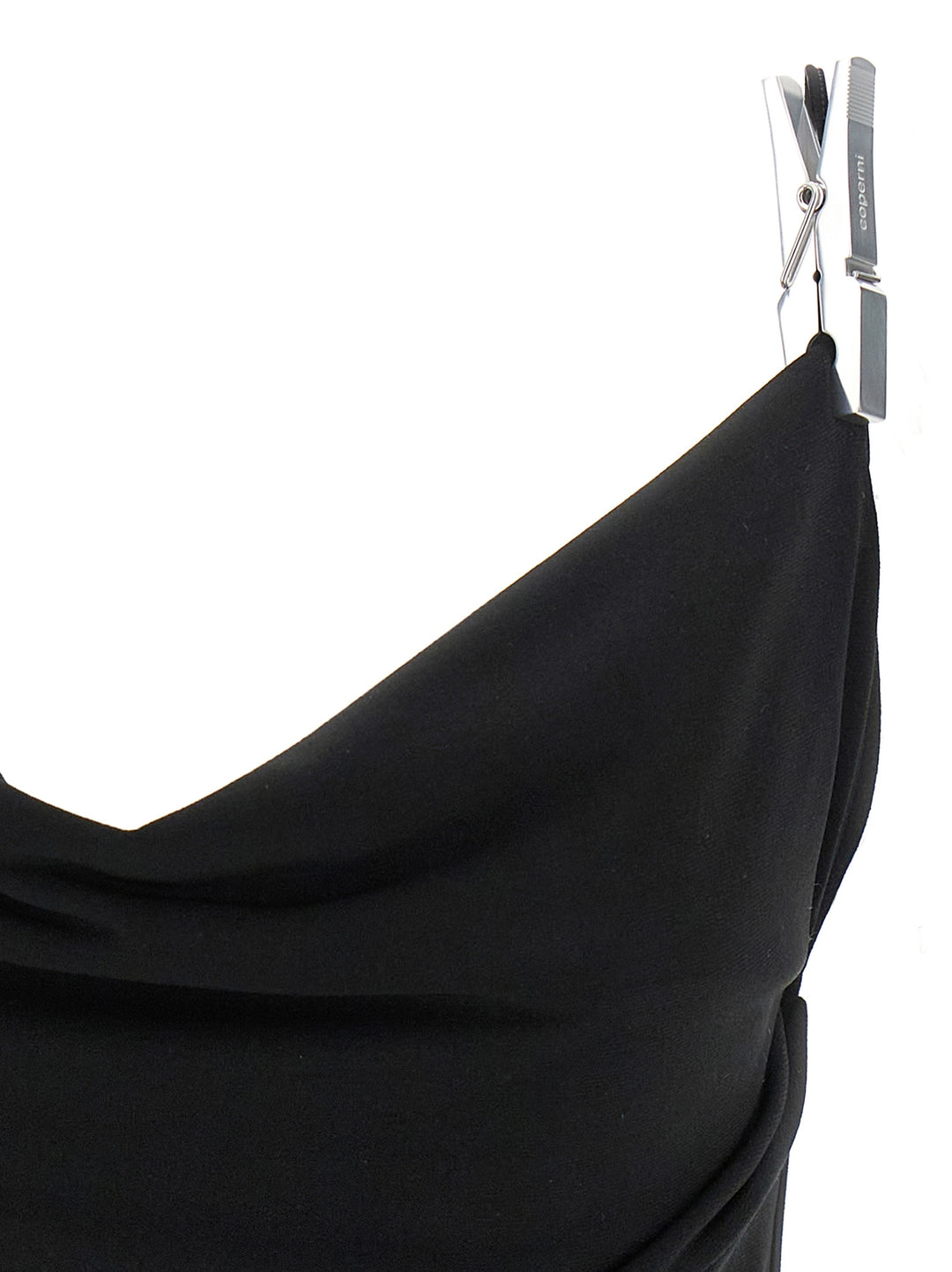 Coperni Draped Washing Clip Gala Tops - Black | 5011d16efc1cce62de7e388af547338cef7b9ebc