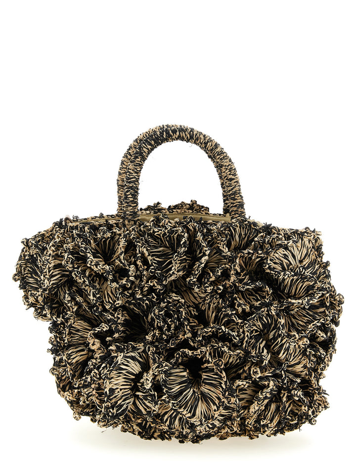 Ibeliv Coral Hand Bags - White/Black | 58b83006cb31ecc005ba095235699c1dce062ea3