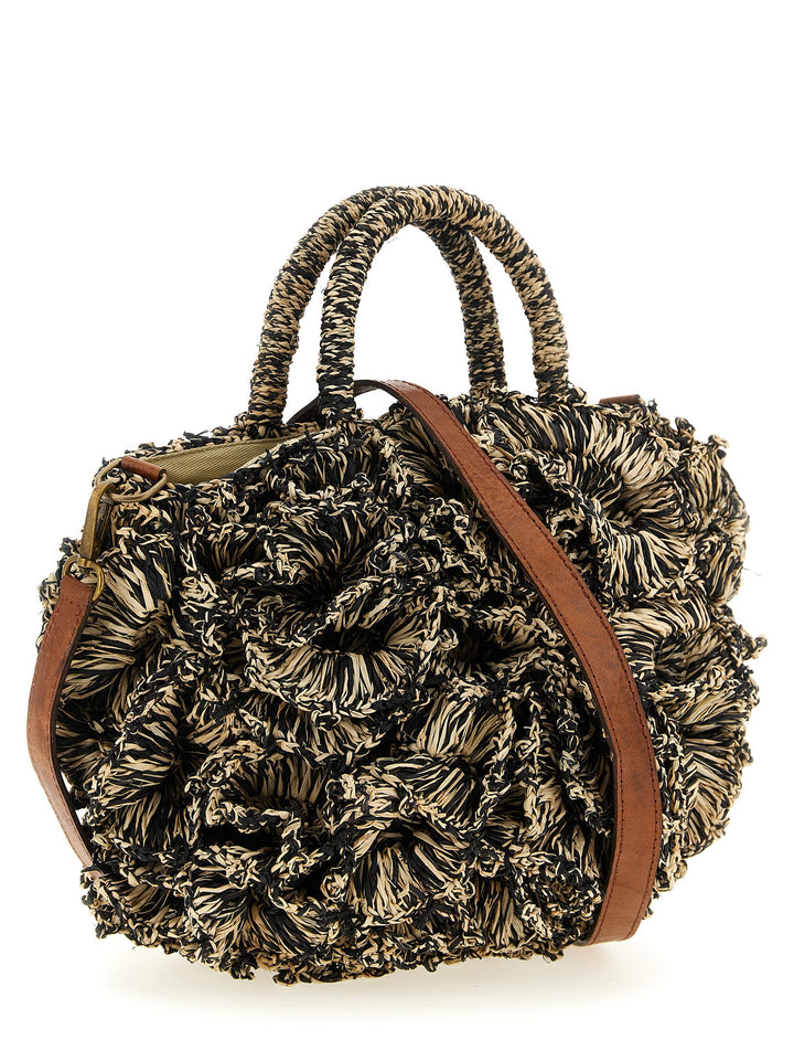 Ibeliv Coral Hand Bags - White/Black | 8504c1f32b76d1cb6a618b2a11ccf16ff1fc8913