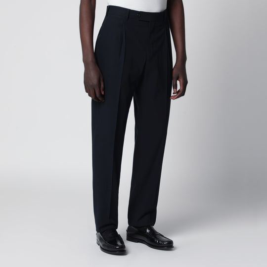 Blue Cotton Trousers