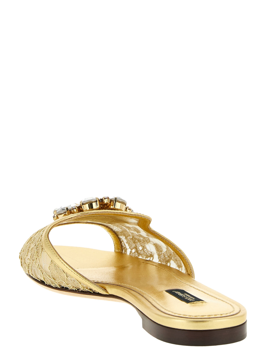 Dolce & Gabbana Taormina Sandals - Gold | 57857ed18fe140c06bdf9165cef69e660fec46bd