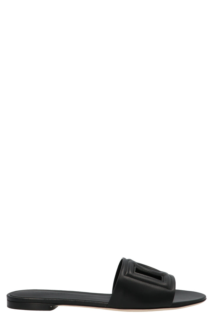Dolce & Gabbana Dg Millennials Sandals - Black | 126de114266db22ab324db7ad9a5890691c68c10