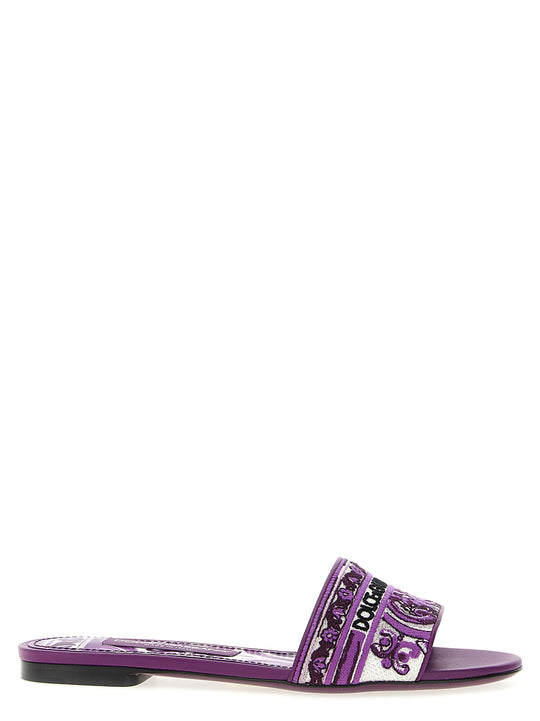 Maiolica Sandals Purple