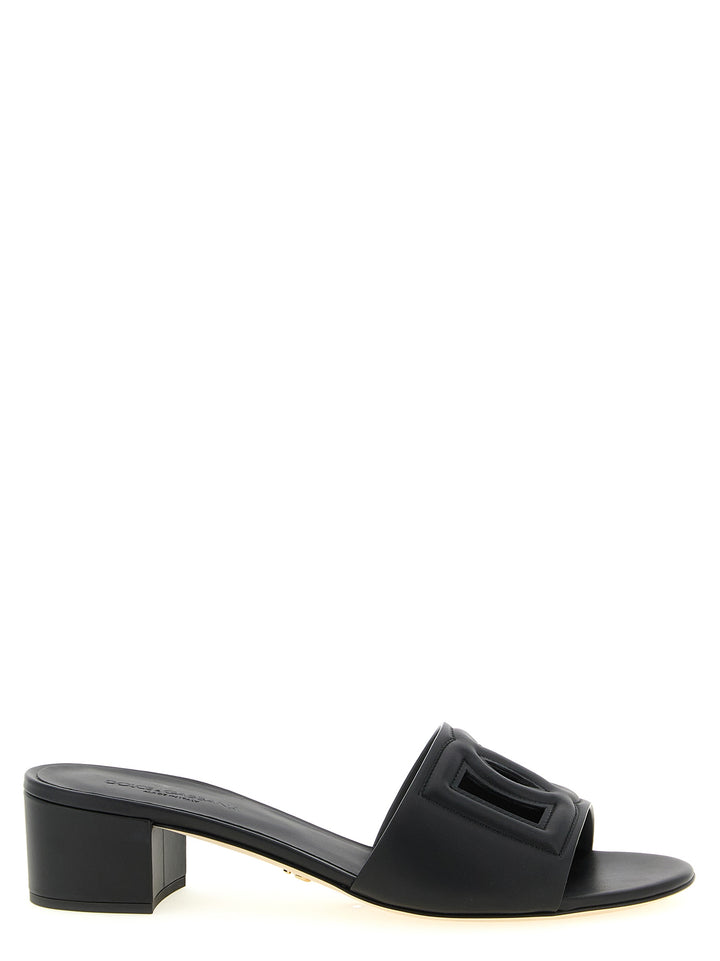 Dolce & Gabbana Dg Sandals - Black | 51322dca818bf5cfd24fbe808cd7fbbb5207c74c