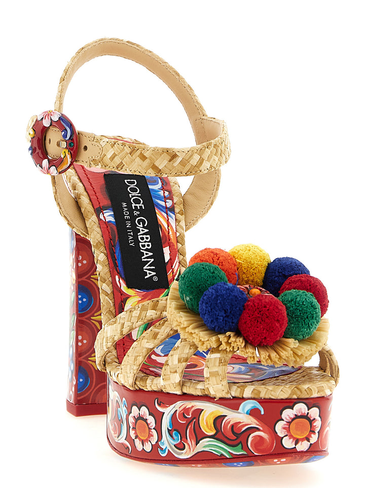 Dolce & Gabbana Keira Sandals - Multicolor | 8d0fb699441a2be85282565e7e68c2dc0c53a08f