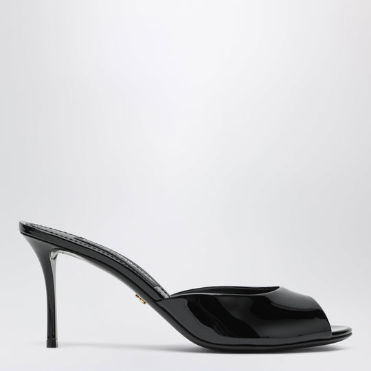Black Keira Patent Mules