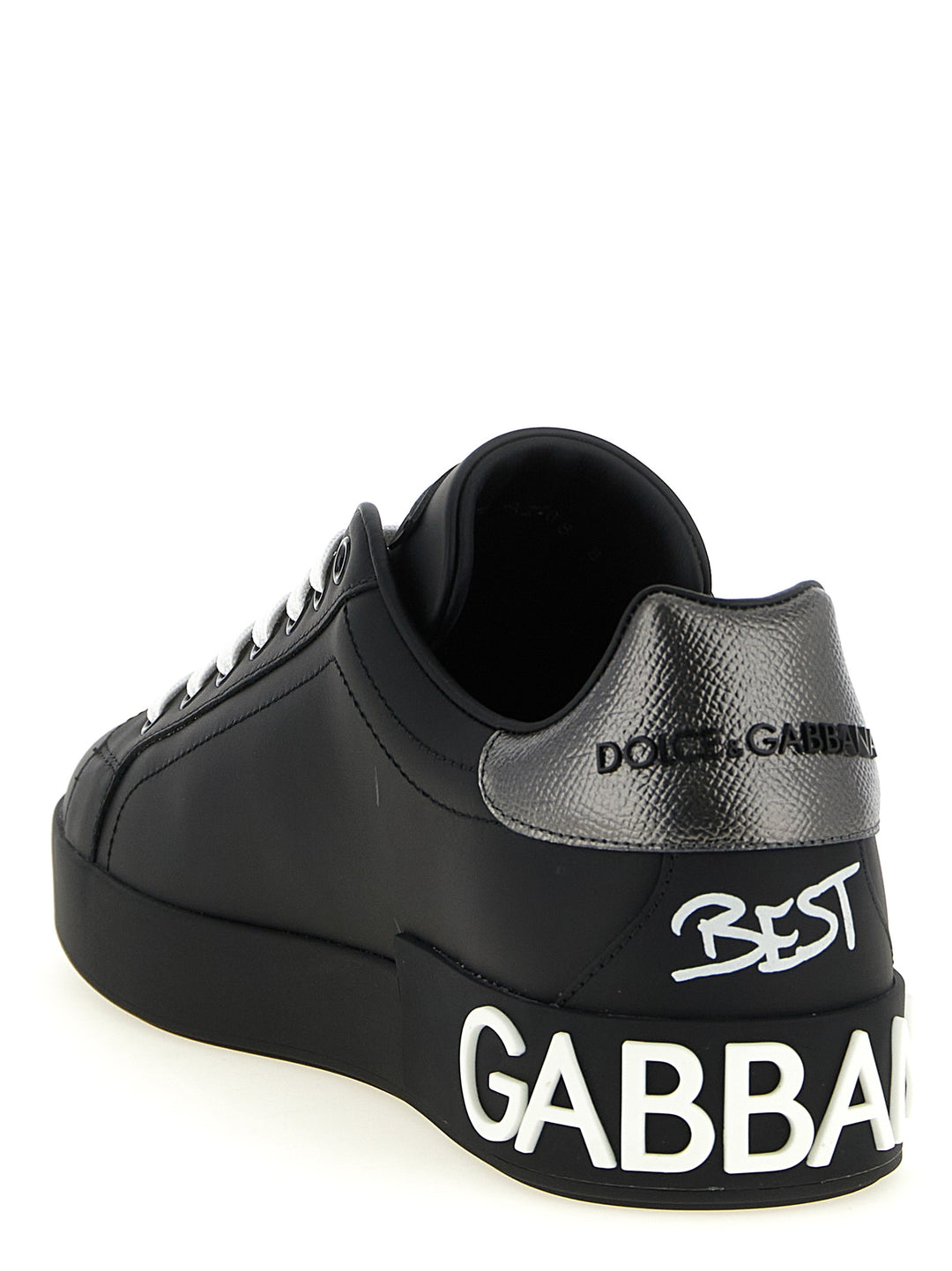 Dolce & Gabbana Portofino Sneakers - Black | 9be6bf9fbfff15dc9d703a2c4a3619c412269631