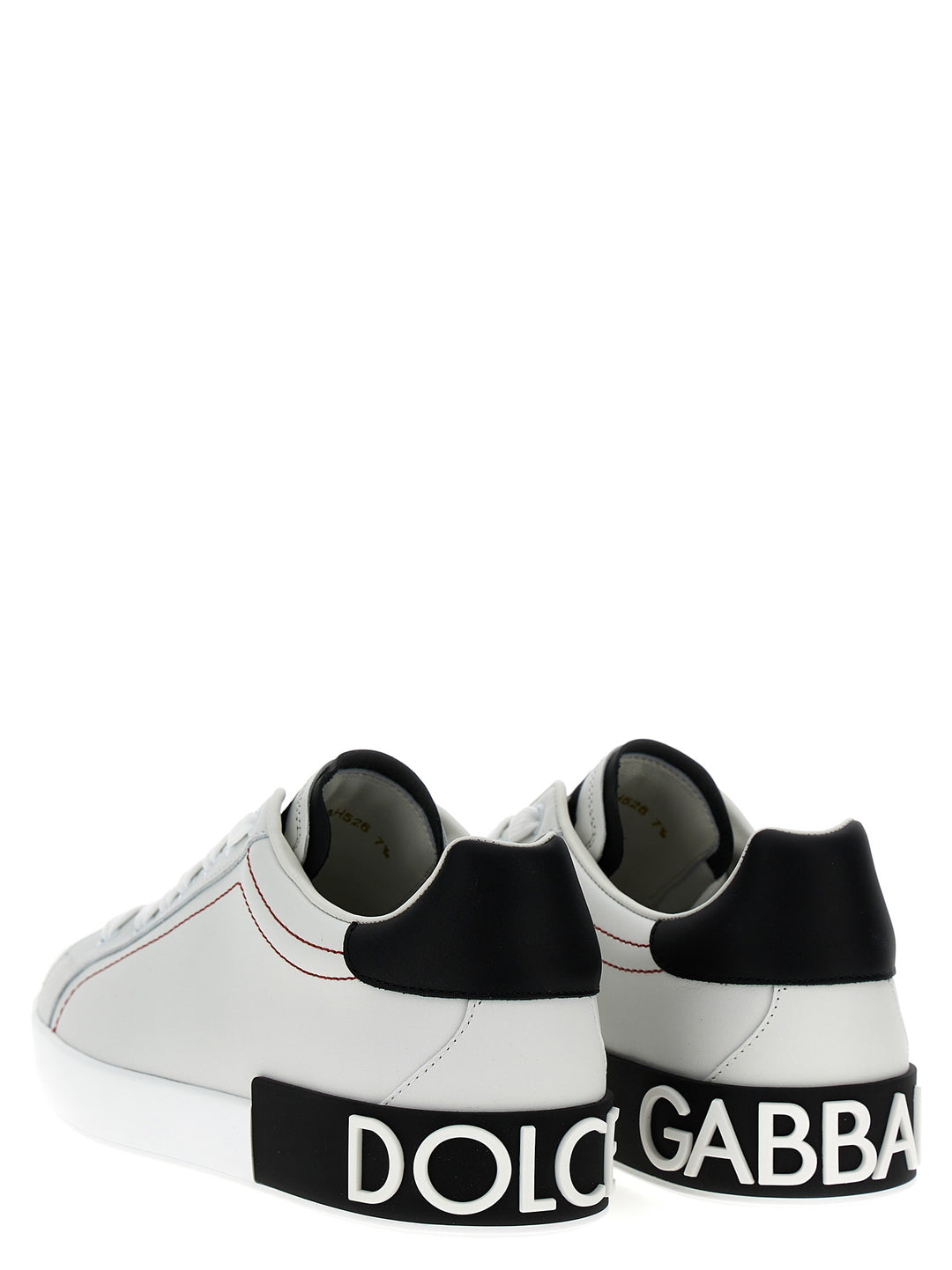 Dolce & Gabbana Portofino Sneakers - White/Black | 8e27eab291a4c1cefa58b0ce7818d638c197f522