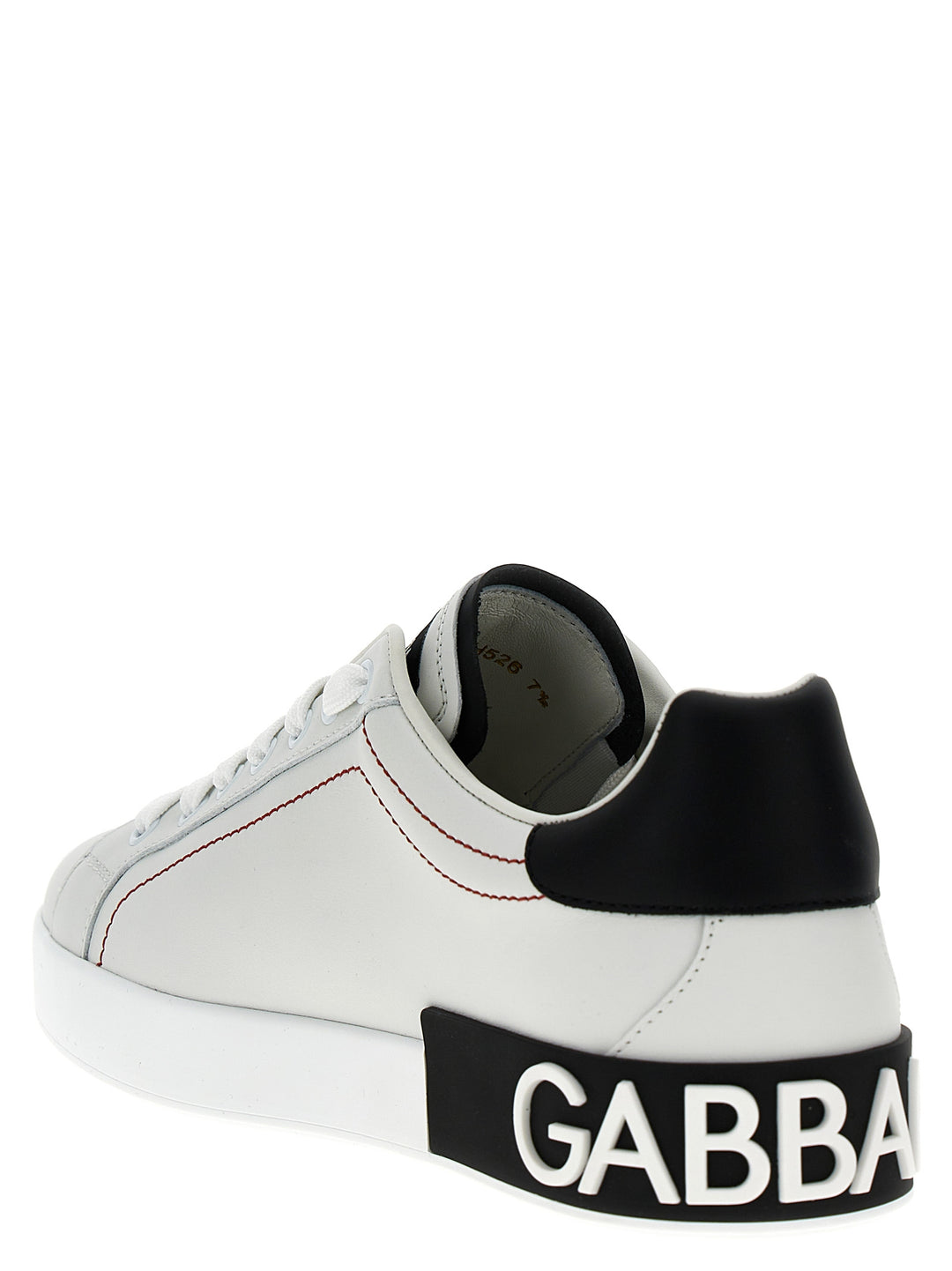 Dolce & Gabbana Portofino Sneakers - White/Black | d2d3dd9d7d2fe830bbd52825f9e072e2250eccfc