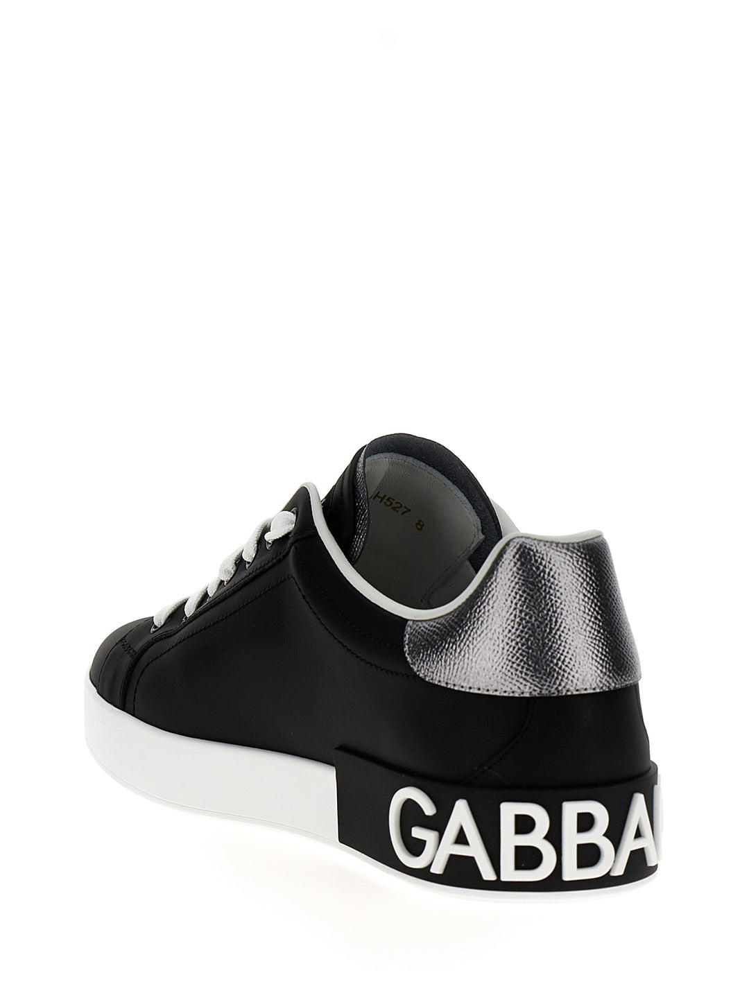 Dolce & Gabbana Portofino Sneakers - White/Black | e64026dbfa7bef61d9af3f8be697ecfc363ea623