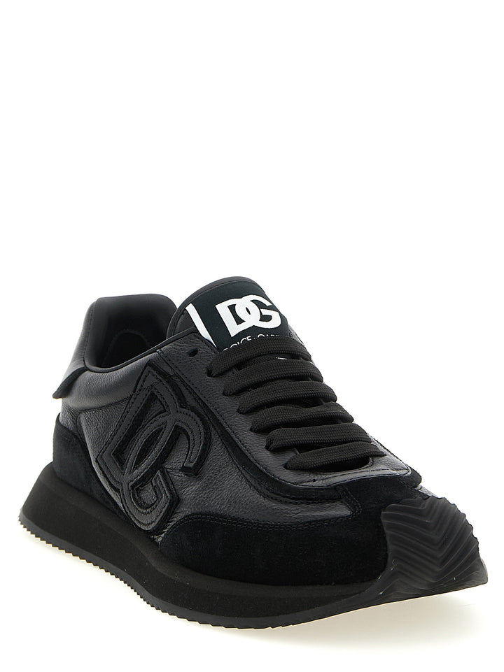 Dolce & Gabbana Dg Cushion Sneakers - Black | 9f18391192963ca2d4e4b9a738ff80565d6585c3