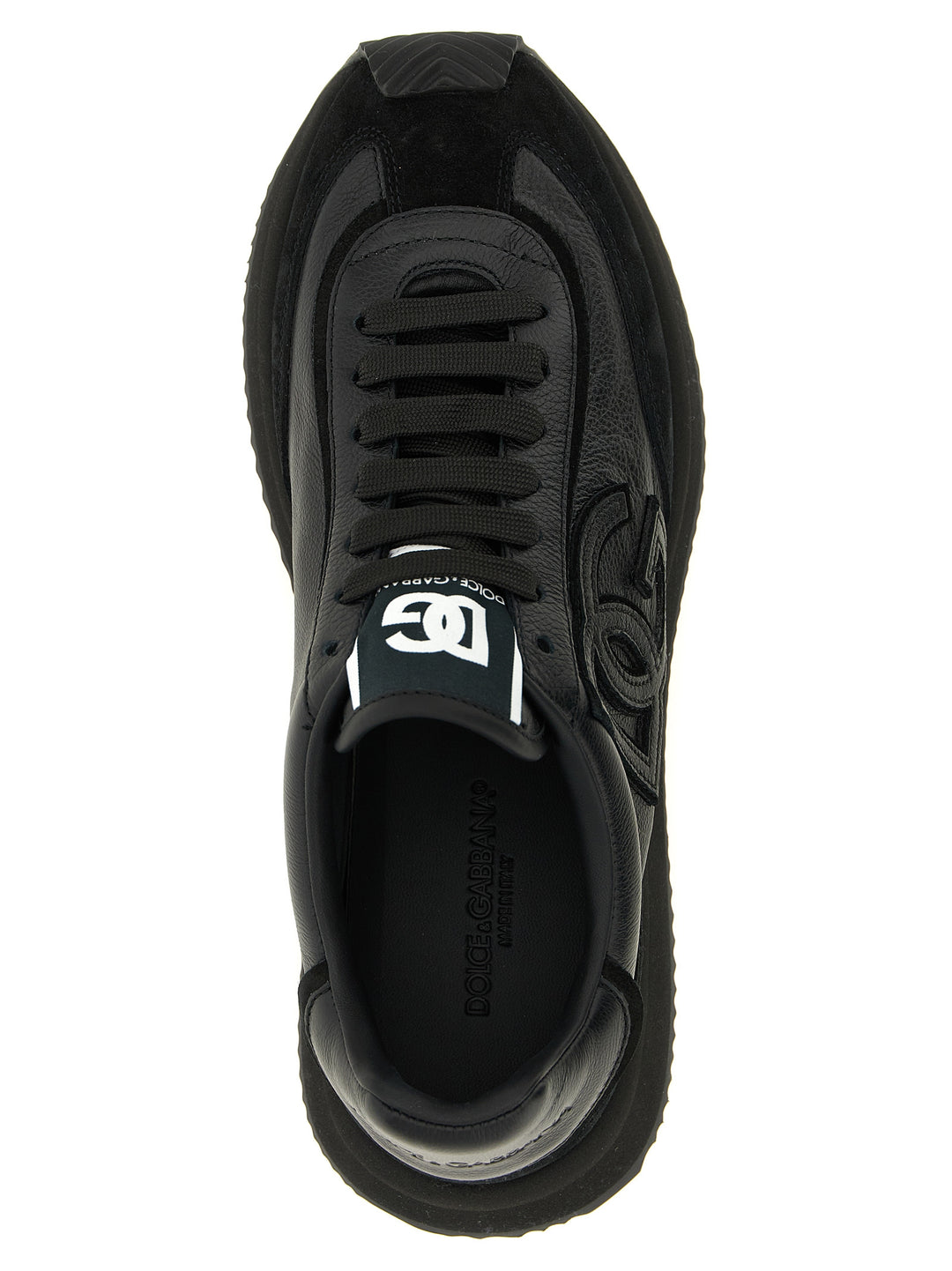 Dolce & Gabbana Dg Cushion Sneakers - Black | f110ff63ccad115f31b2bd6d01c3c55ebadbb2ad