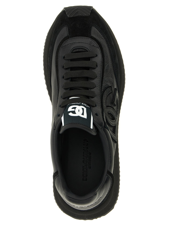 Dolce & Gabbana Dg Cushion Sneakers - Black | f110ff63ccad115f31b2bd6d01c3c55ebadbb2ad