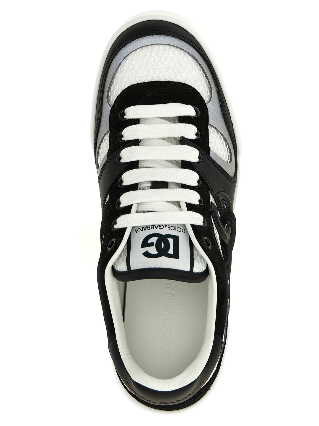 Dolce & Gabbana Strobel Portofino Light Sneakers - White/Black | 3e89e97b7df69aee370739a1714a384972ab5bf0