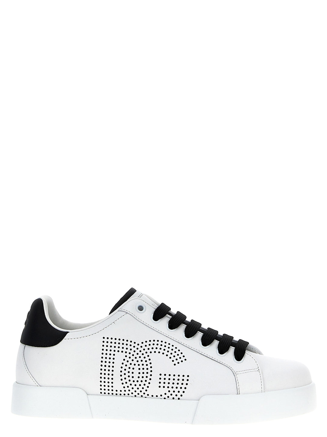 Dolce & Gabbana Portofino Sneakers - White/Black | 9dc22877181bf1d5170a228ffe43778136e72b22