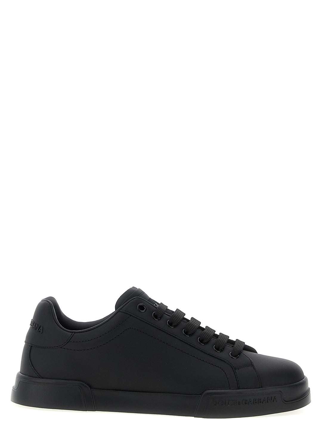 Dolce & Gabbana Portofino Sneakers - Black | ea5ae10c119f93c0cf266b1abf19478b3e531b68