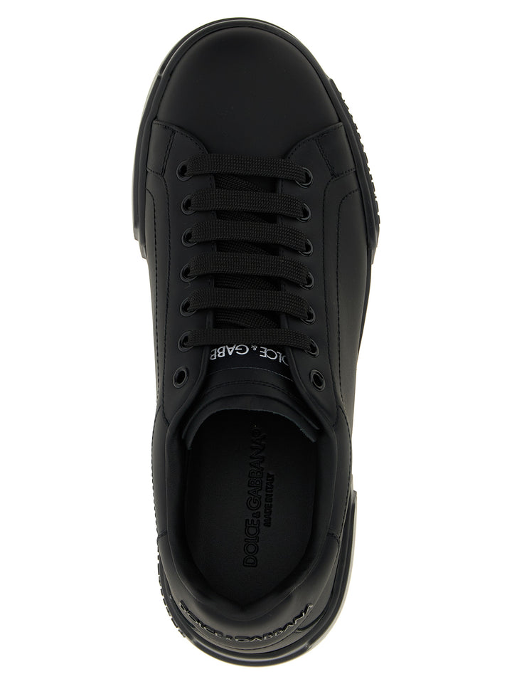 Dolce & Gabbana Portofino Sneakers - Black | 9e5c75c00561e60b2223bc87883cd4f4b87c2806
