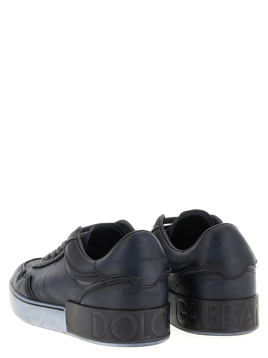 Dolce & Gabbana Portofino Sneakers - Black | 44e163d22995bb0eadc44a08ccc28961bb8a155b