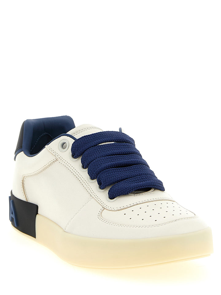 Dolce & Gabbana Portofino Sneakers - Blue | a34991c5a3cf54e08205b062e055d3d45881eda5