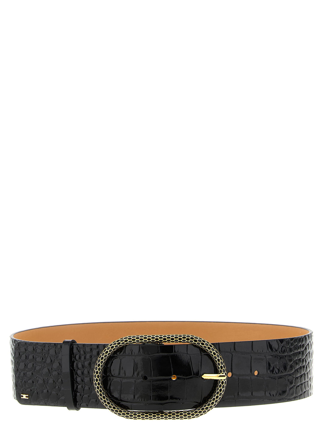Elisabetta Franchi Snake Buckle Belt Belts - Black | 0f3e1affa2c883d7e2bc0a1bf636ad7a89aa0038