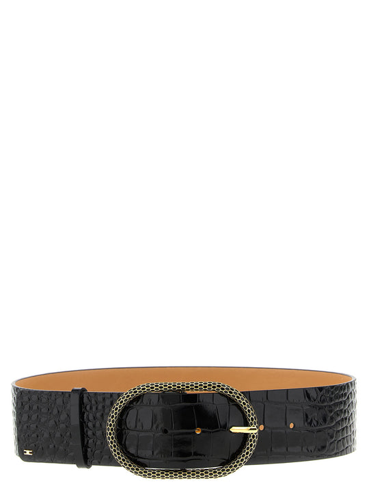 Snake Buckle Belt Belts Black