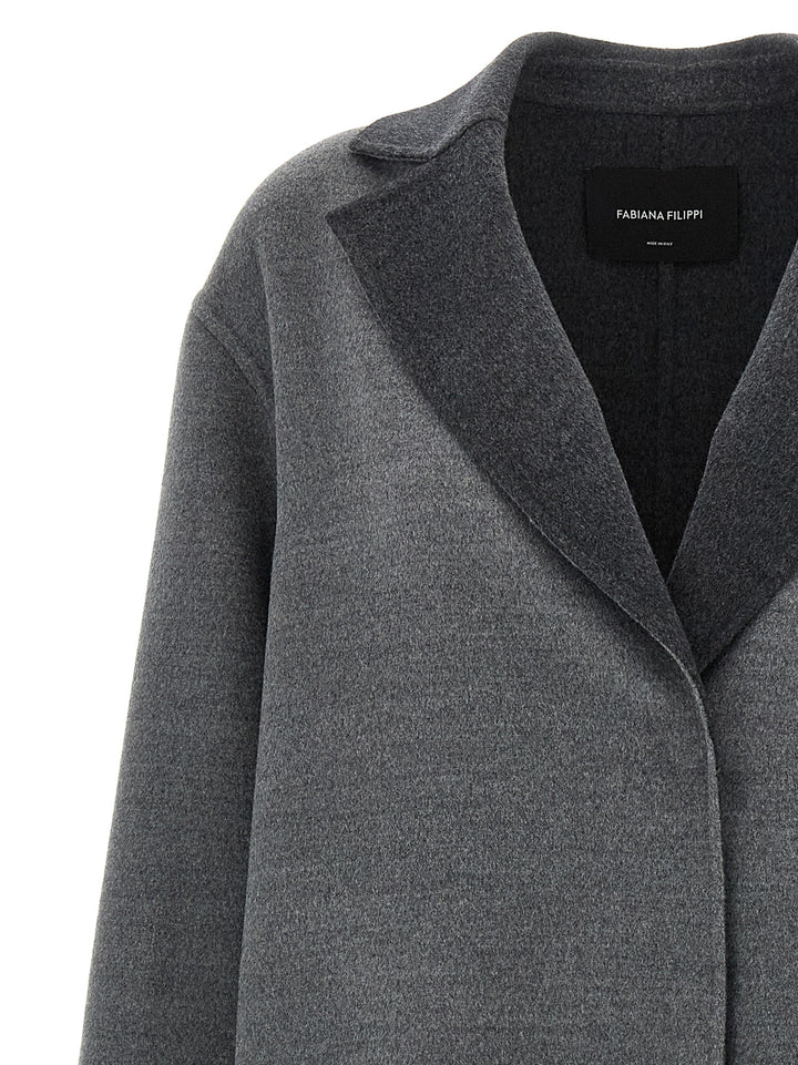 Fabiana Filippi Dressing Gown Coat Coats and Trench Coats - Gray | a2372e9c7152269b0c78e191a0771a79eb624240