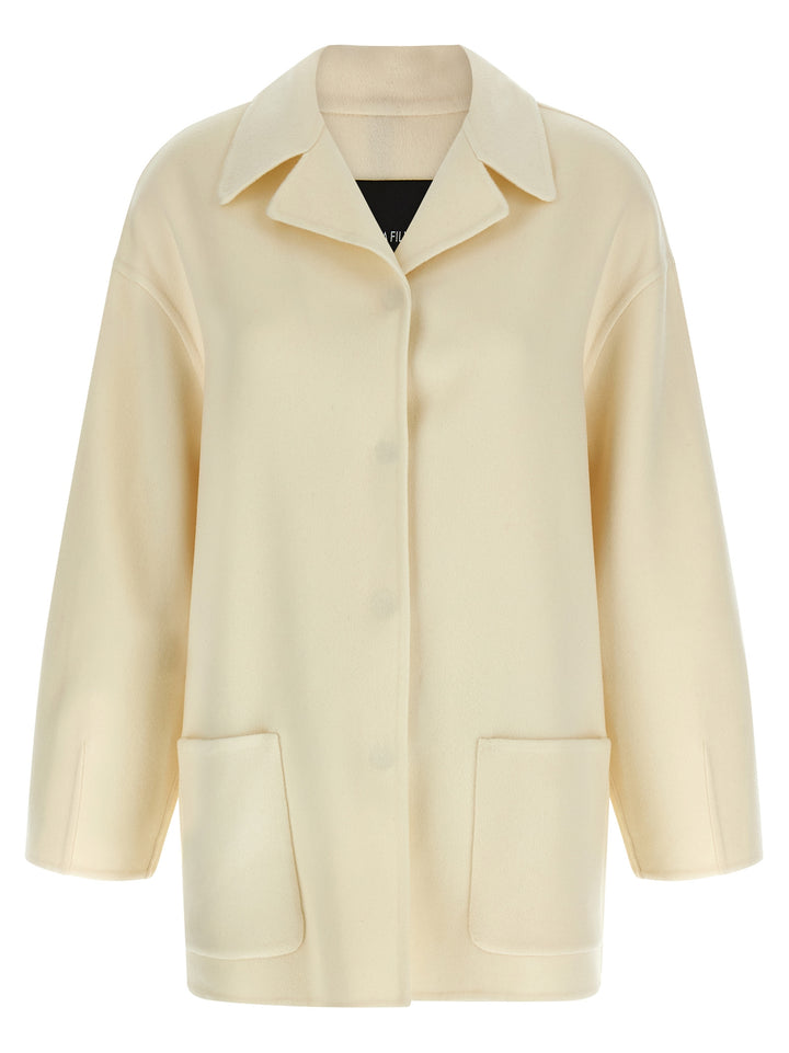 Fabiana Filippi Cashmere Coat Coats and Trench Coats - White | 79b6e0f755f46f901726b5c4df12b12e55dd90c4
