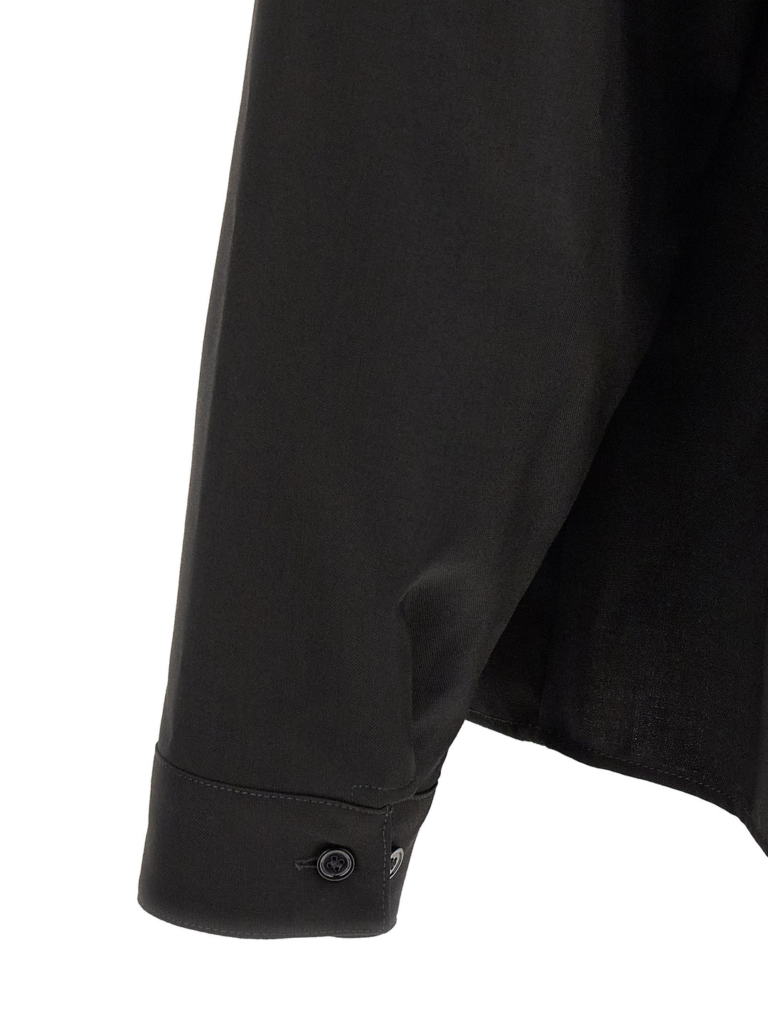 Marni Wool Shirt With Pocket Shirt and Blouse - Black | 90fc69d4267095a2577ecde3adf2f9615e43dd11